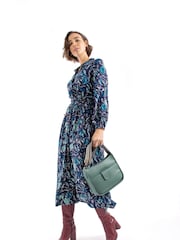 Weird Fish Green Javana Cross Body Saddle Bag - Image 4 of 5