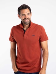 Naranja - Weird Fish Miles Pique Polo Shirt - Imagen 1 de 6