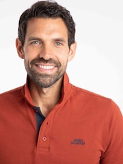 Naranja - Weird Fish Miles Pique Polo Shirt - Imagen 4 de 6
