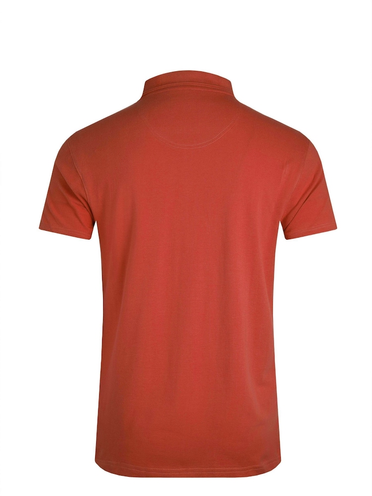 Naranja - Weird Fish Miles Pique Polo Shirt - Imagen 6 de 6