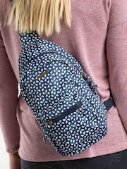 Weird Fish Blue Hanni Printed Mono Strap Bag - Image 3 of 4