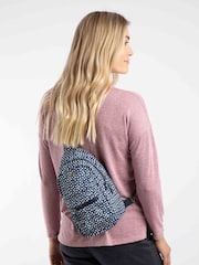 Weird Fish Blue Hanni Printed Mono Strap Bag - Image 4 of 4