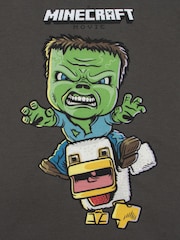 Character Grey Minecraft Chicken Jockey T-Shirt - Image 3 of 6