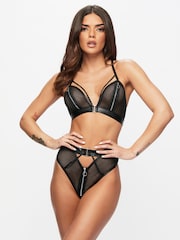 Ann Summers Black Zorah Crotchless Set - Image 1 of 4