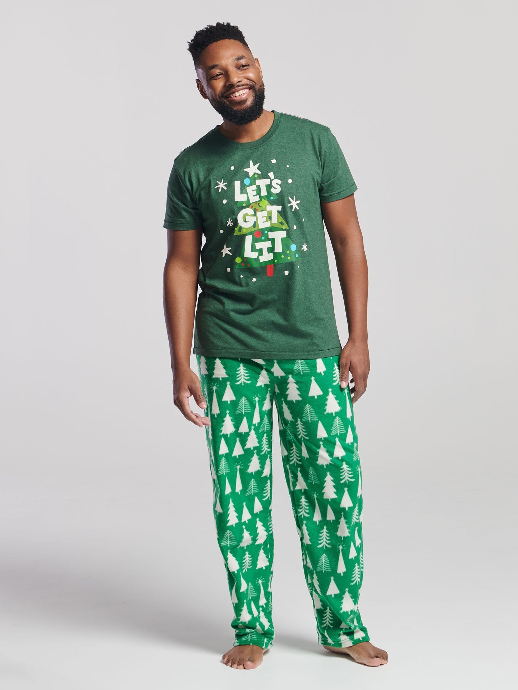 Buy Hatley Green Christmas Tree Pyjama Top from the Next UK online shop