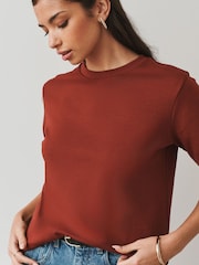 Green/Ecru/Red Heavyweight Basic T-Shirts 3 Pack - Image 10 of 10