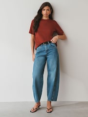 Green/Ecru/Red Heavyweight Basic T-Shirts 3 Pack - Image 7 of 10