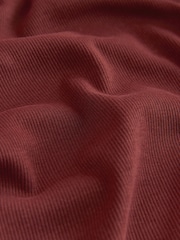 Red Ribbed Maxi Racerback Dress - Image 9 of 10