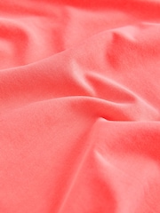 Fluro Pink Relaxed Boxy Elbow Length Crew Neck T-Shirt - Image 8 of 9