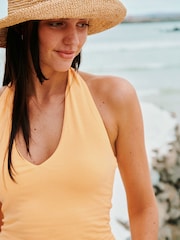 桃粉色 - 繞頸式上衣 - 圖片 5，共 8