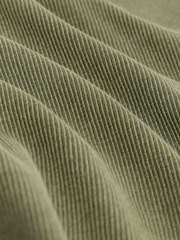 Khaki Green Premium Ribbed Scoop Tank Vest Sleeveless Top - Image 3 of 3