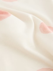 Orange Polka Dot Heavyweight Short Sleeve Crew Neck T-Shirt - Image 6 of 7