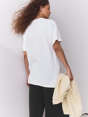 White White Grapic New York Bagel T-Shirt - Image 2 of 7