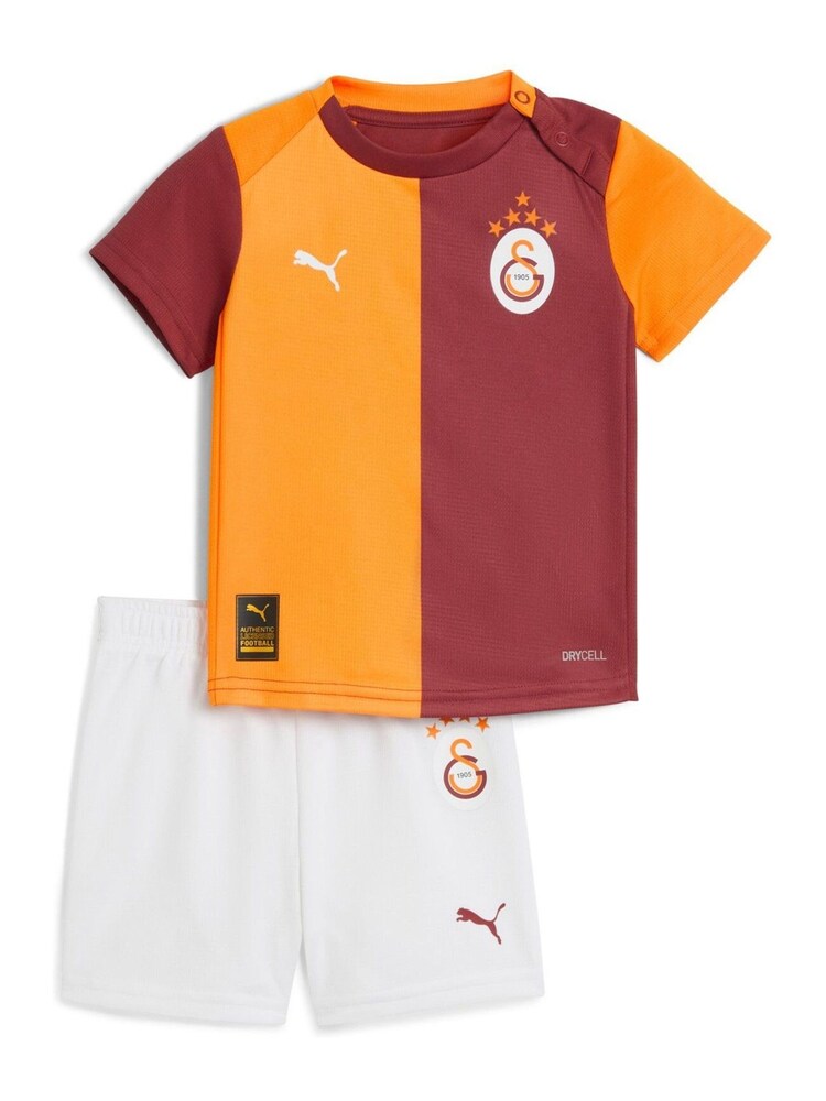 Puma Red Galatasaray SK 25/26 Infant Home Babykit - Image 1 of 2 Puma Red Galatasaray SK 25/26 Infant Home Babykit - Image 1 of 2