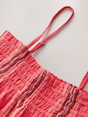 Pink/Orange Stripe Cami and Shorts Set - Image 4 of 6
