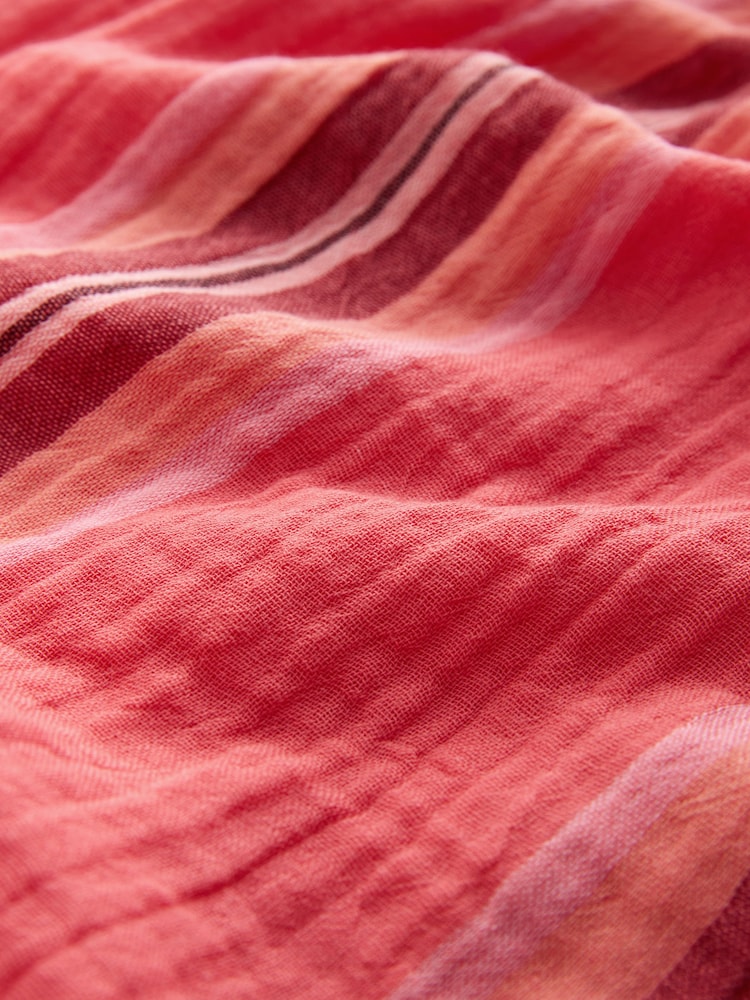 Pink/Orange Stripe Cami and Shorts Set - Image 9 of 9