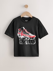 Black England Short Sleeve Graphic T-Shirt (3-16yrs) - Image 5 of 8