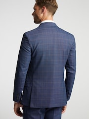 Ted Baker Tailoring Blue Brahe Check Slim Jacket - Image 2 of 5
