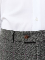 Antique Rogue Grey Jace Tweed Trousers - Image 2 of 3