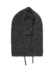 OBJECT Grey Knit Balaclava Scarves - Image 3 of 3