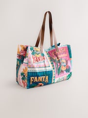 Multicolour Fanta Cotton Tote Bag - Image 6 of 9