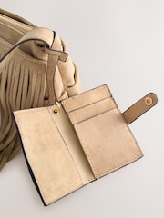 Πέτρα - Τσάντα χιαστί με κρόσια από σουέτ - Εικόνα 4 από 6