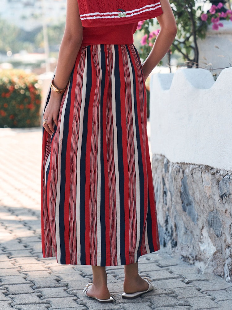 navy blue and red striped maxi dress Frostluinai Red White and Blue Dresses for Women V Neck Spaghetti Strap Maxi Dress USA Stars Striped Casual Dress 4th of July Party Dress