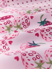 Cath Kidston Pink Button Through Raspberry Check Print Pyjamas Set - Image 2 of 3
