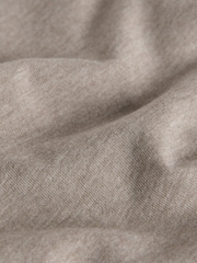 The Set 4 Pack Poly Cotton Blend Twist Front T-Shirts Brown/Cream - Image 6 of 6