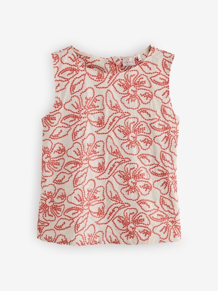 Emme by Marella White Sleeveless Blouse - Image 1 of 1