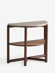 MADE.COM Walnut and Marble Everett Sofa Side Table - Image 5 of 6