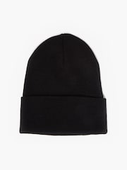 Levi's® Black Red Batwing Embroidered Beanie - Image 3 of 4