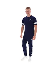Sergio Tacchini Blue Grello Crew Neck T-Shirt - Image 4 of 7