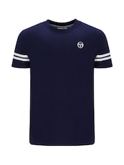 Sergio Tacchini Blue Grello Crew Neck T-Shirt - Image 5 of 7