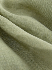Khaki Green N. Premium Linen Midi Skirt - Image 2 of 3