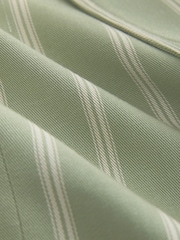 Green/Ecru Stripe N. Premium Single Breasted Blazer with Linen - Image 7 of 7