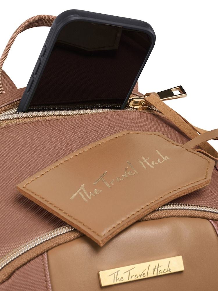 Cabin Max Brown Mocha Travel Hack 40cm Backpack - Image 6 of 6
