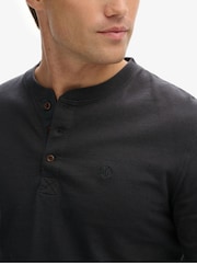 Superdry Grey Classic Essential Grandad Top - Image 5 of 5