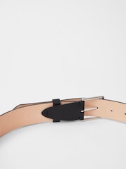 PS Paul Smith Black Stripe Stitch Detail Belt - Image 3 of 4