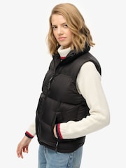 Superdry Black Tech Padded Gilet - Image 5 of 6
