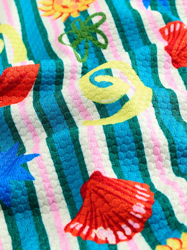 Eleanor Bowmer Blue Stripe High Leg Briefs - Image 6 of 6