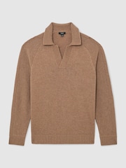 Reiss Longford Wool-Blend Open-Collar Jumper - Bild 2 von 8