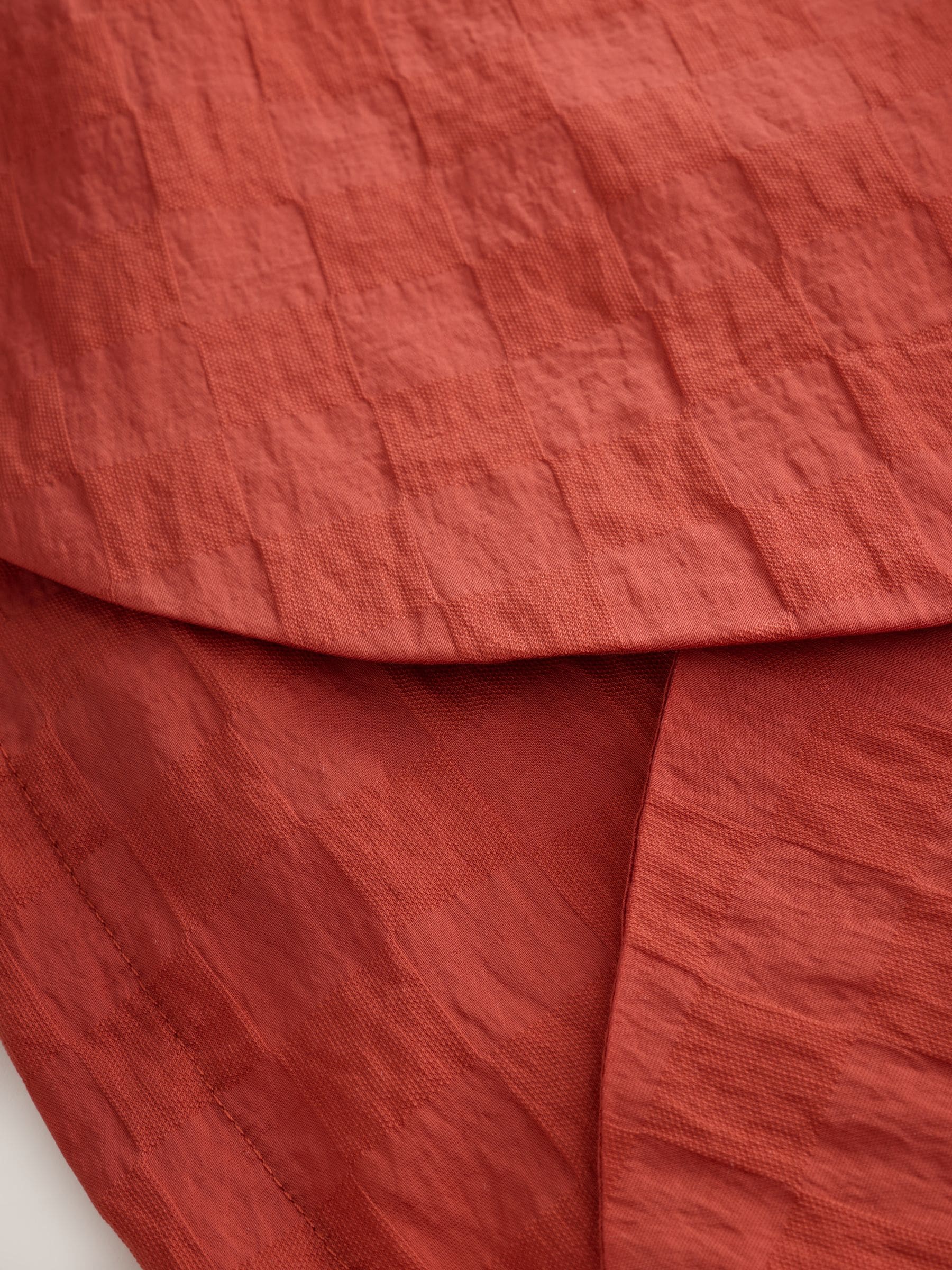 Buy Rust Red Jacquard Checkerboard Halter Top from Next USA