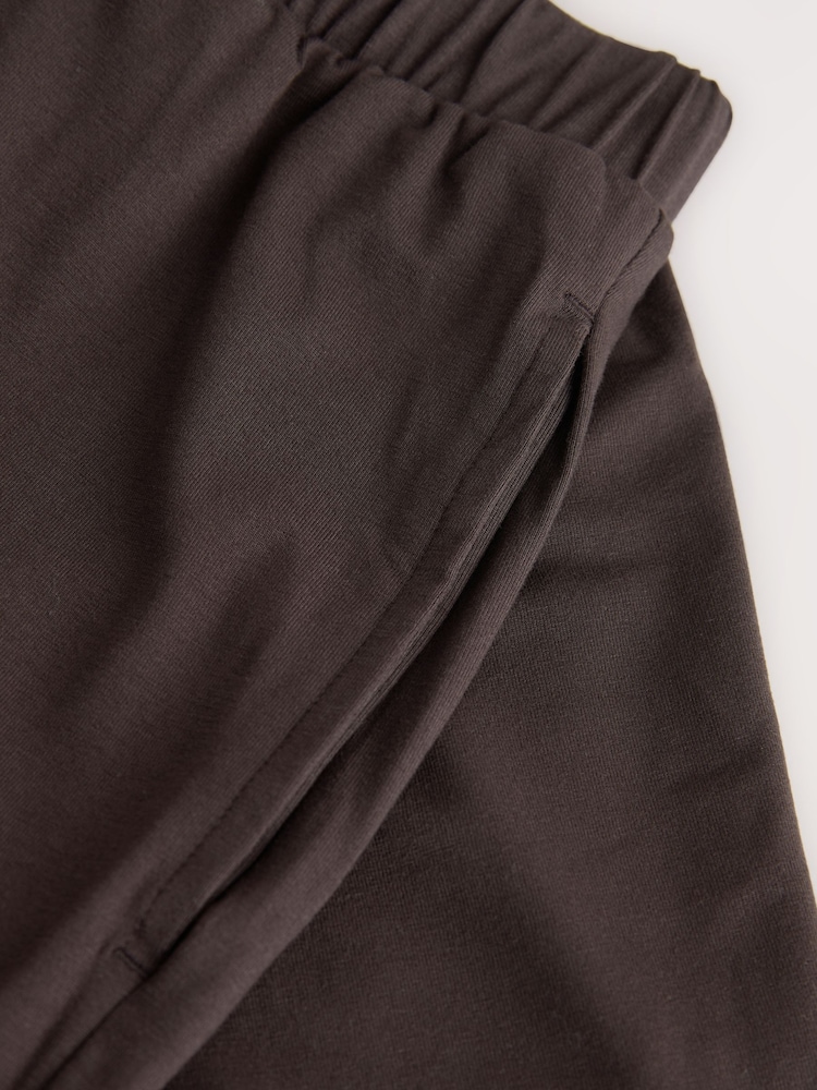 חום שוקולד - טרנינג עשוי ג'רזי - תמונה 7 מתוך 7