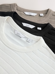 Black/White/Brown T-Shirt and Shorts Set Multipack - Image 11 of 12