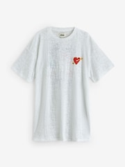 Eleanor Bowmer White Burnout Beach T-Shirt - Image 5 of 8