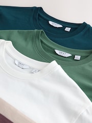 Bleu/Vert/Neutre - Lot de t-shirts à blocs de couleurs 3 - Image 5 de 9