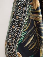 Black Scarf Print Shoulder Bag - Image 7 of 7