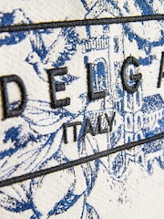 Blue Canvas Shoulder Bag - Image 3 of 5