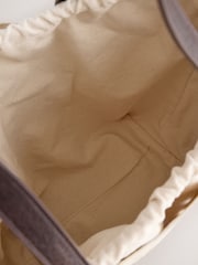 Neutral Floral Cut Out Shoulder Bag - Image 8 of 8